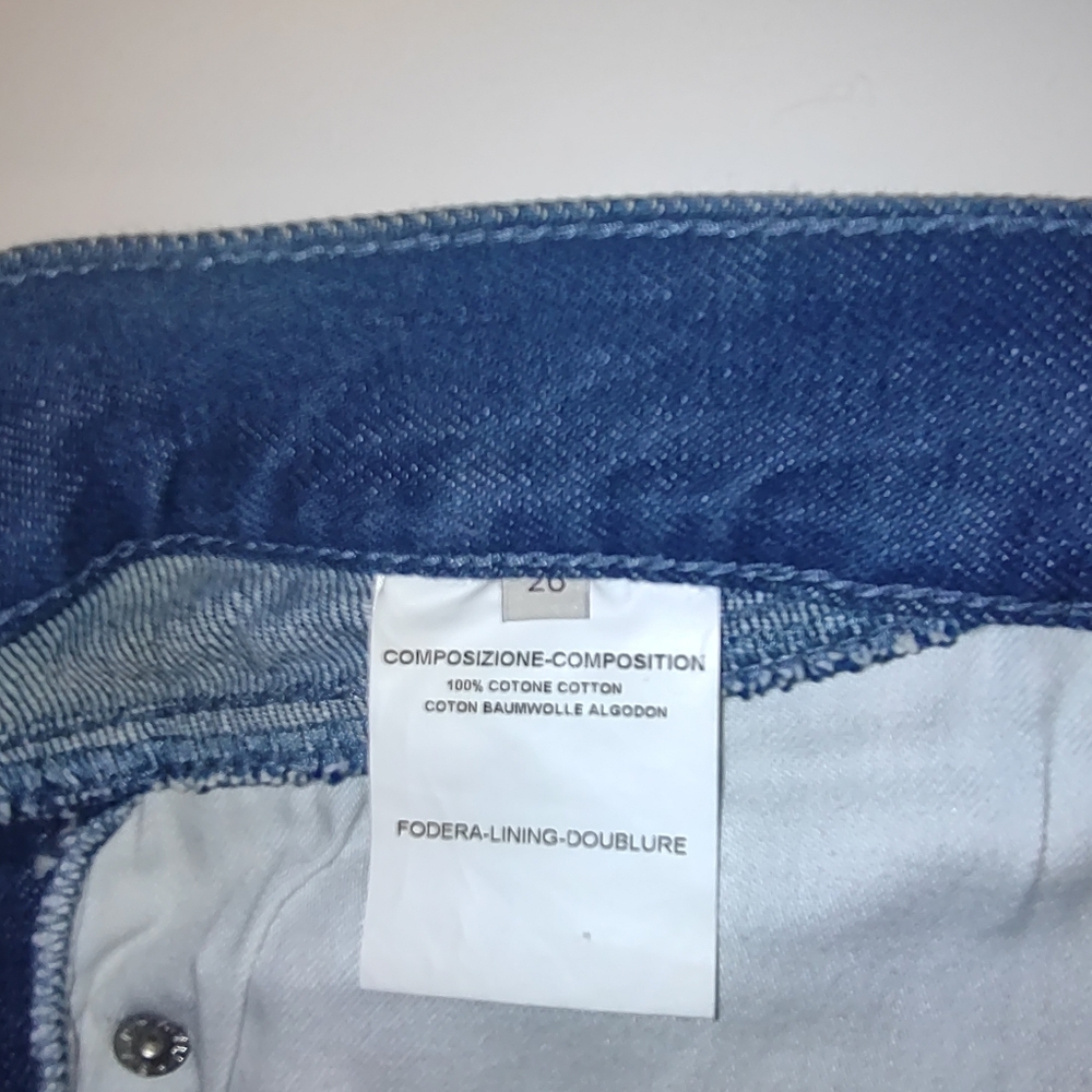 Stella McCartney RARE Smooth Finish Trim Pocket Straight Leg Business Jeans - Picture 8 of 16